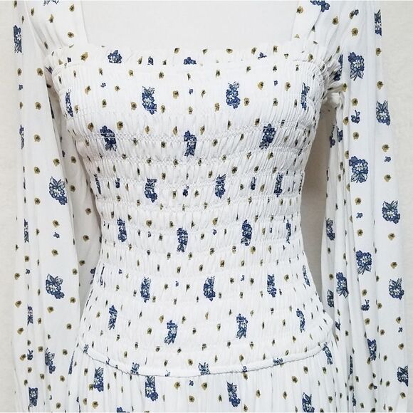 FREE People Two Faces Ruched Waist Mini Dress - Picture 5 of 16